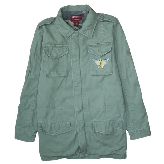 Coronel Tapiocca Men's Green Cotton Military Jacket Size S