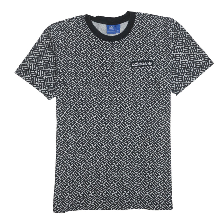 Adidas Men's Black Graphic Logo Anichkov Tee Size L
