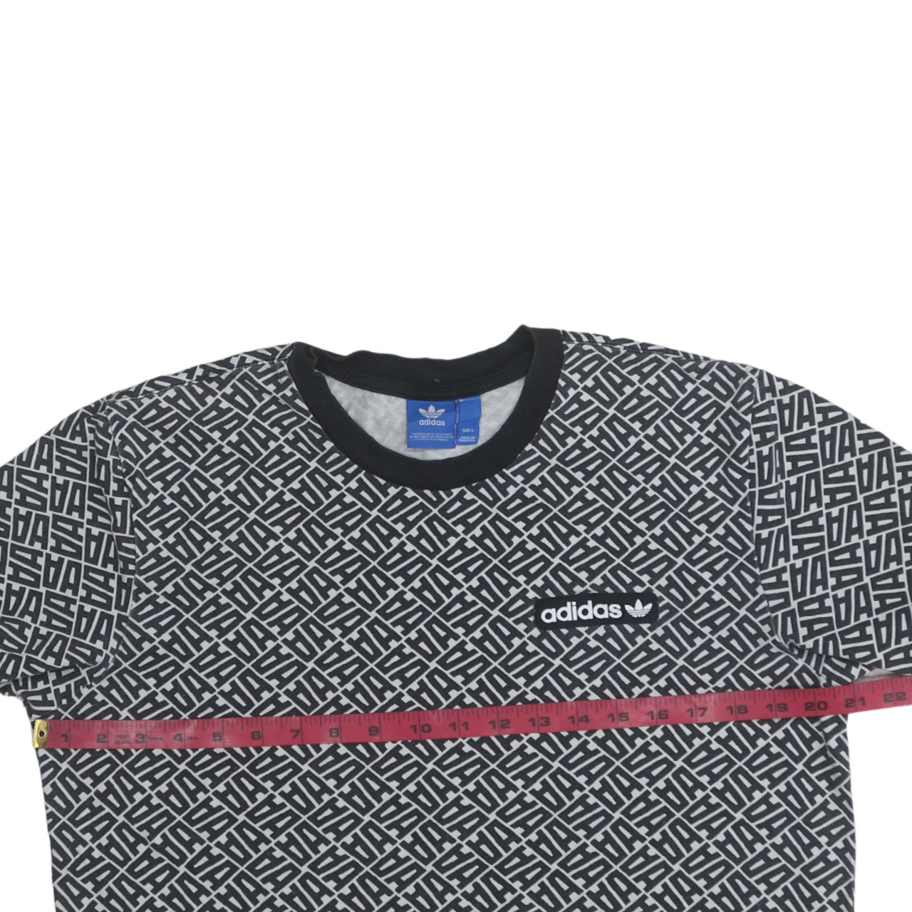 Adidas Men's Black Graphic Logo Anichkov Tee Size L