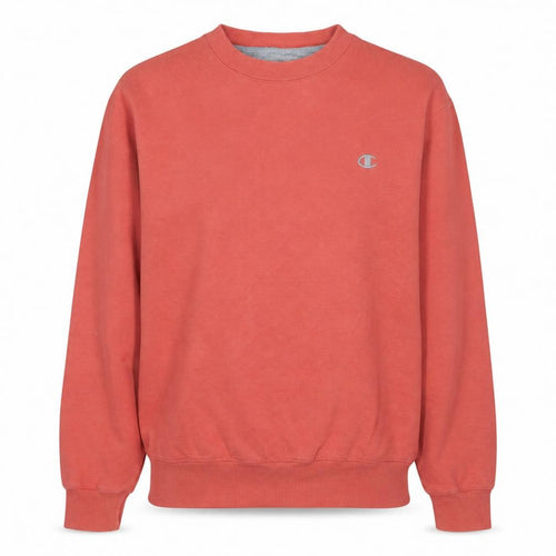 Champion Women's Coral Pink Fleece Sweatshirt XL Crew Neck Pullover