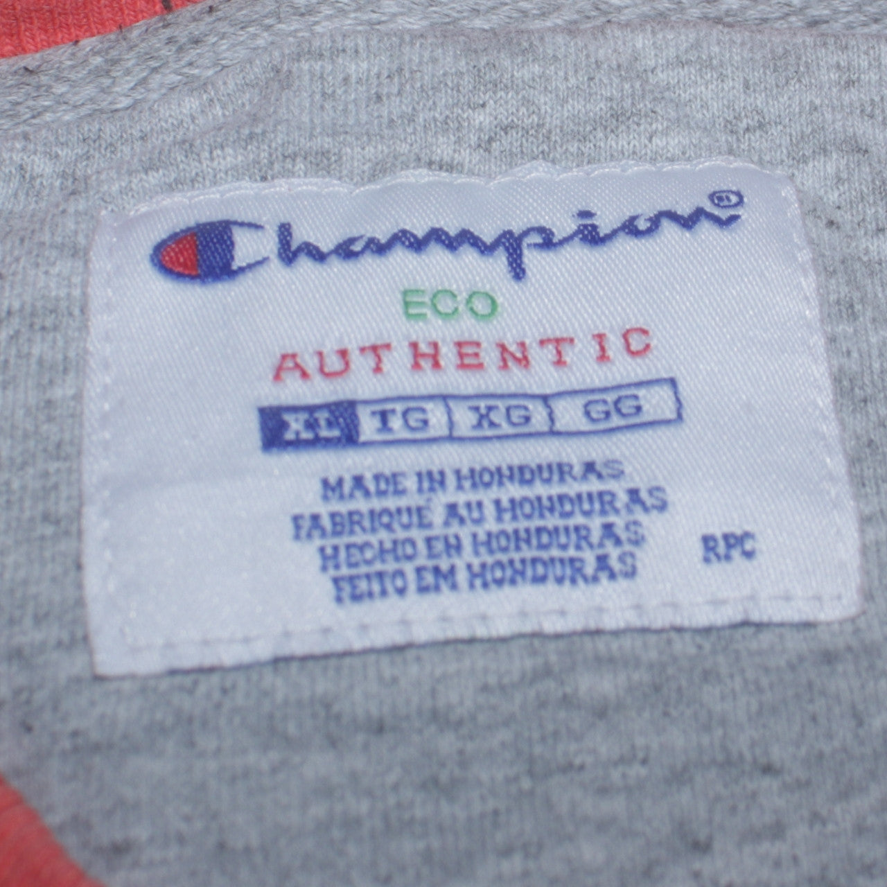 Champion Women's Coral Pink Fleece Sweatshirt XL Crew Neck Pullover