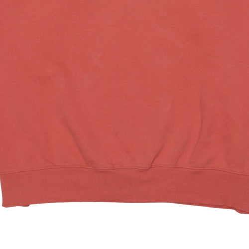 Champion Women's Coral Pink Fleece Sweatshirt XL Crew Neck Pullover