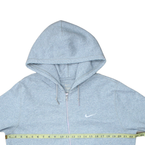 Nike Men's Grey Full Zip Hoodie Size L Regular Fit