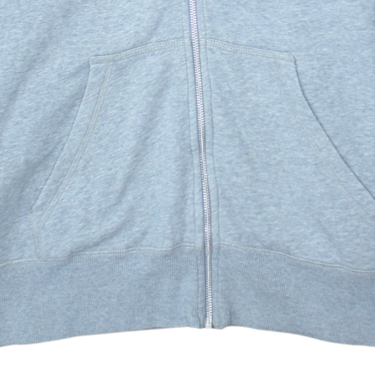 Nike Men's Grey Full Zip Hoodie Size L Regular Fit
