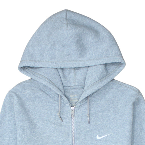 Nike Men's Grey Full Zip Hoodie Size L Regular Fit