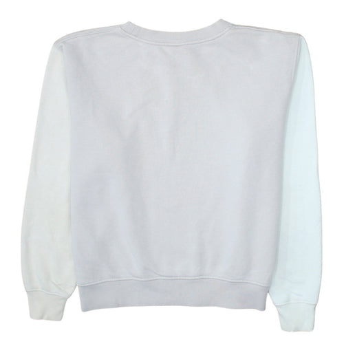 Nike Women Beige Loose Fit Crew Neck Sweatshirt Size S