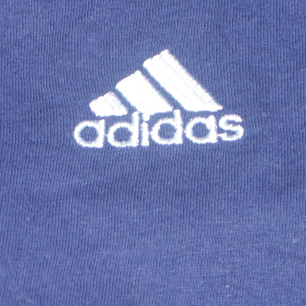 Adidas Men Blue Crew Neck Short Sleeve Cotton Sports T-Shirt M