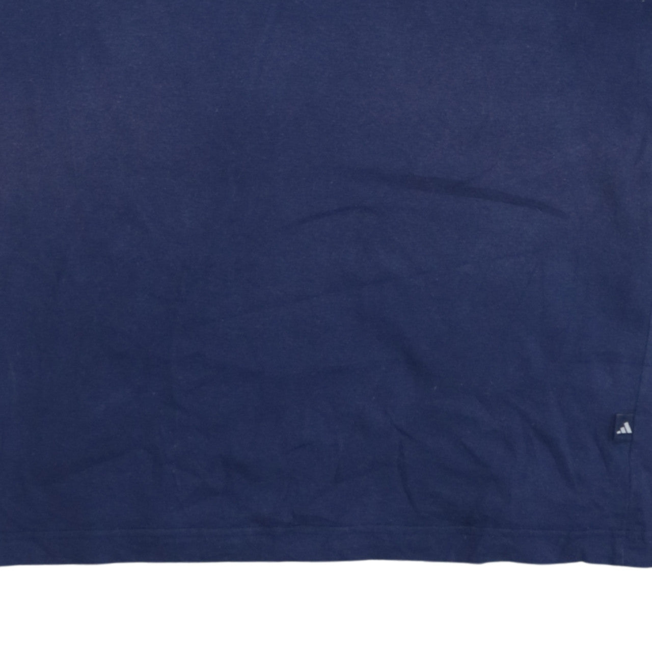 Adidas Men Blue Crew Neck Short Sleeve Cotton Sports T-Shirt M
