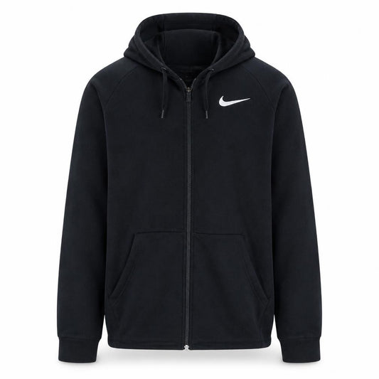 Nike Men's Black Full Zip Dri-FIT Hoodie M Sportswear