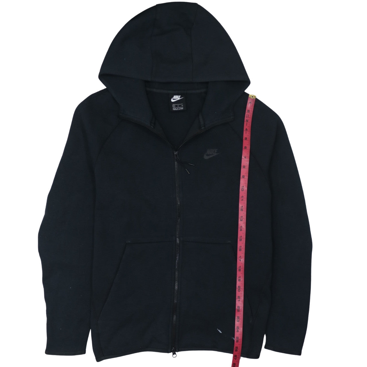 Nike Men's Black Full Zip Hoodie XL Fleece Sweatshirt