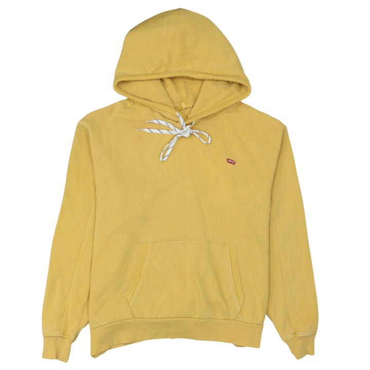 Levi's Men's Yellow Pullover Hoodie Medium Cotton Casual