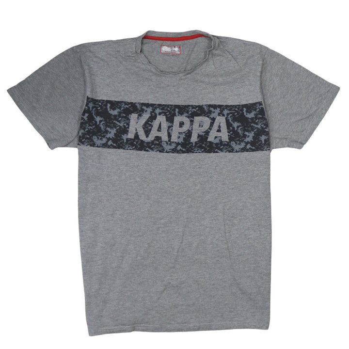 Kappa Men's Grey XL Graphic Logo Sports T-Shirt