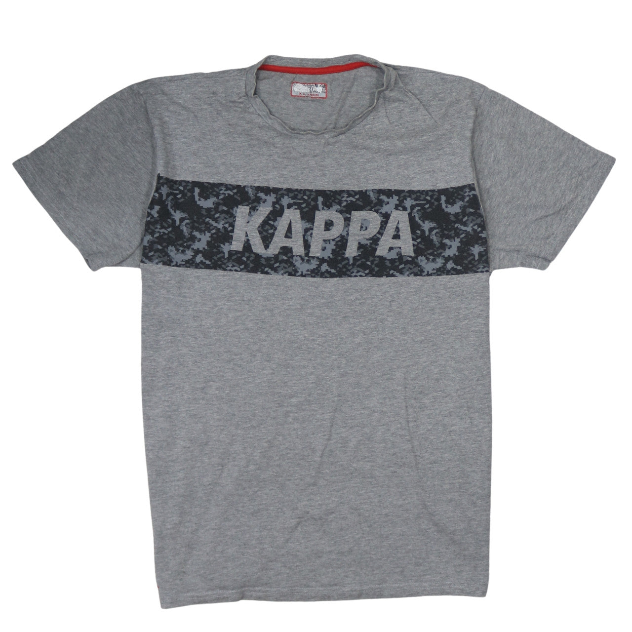 Kappa Men's Grey XL Graphic Logo Sports T-Shirt