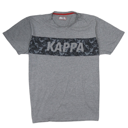 Kappa Men's Grey XL Graphic Logo Sports T-Shirt