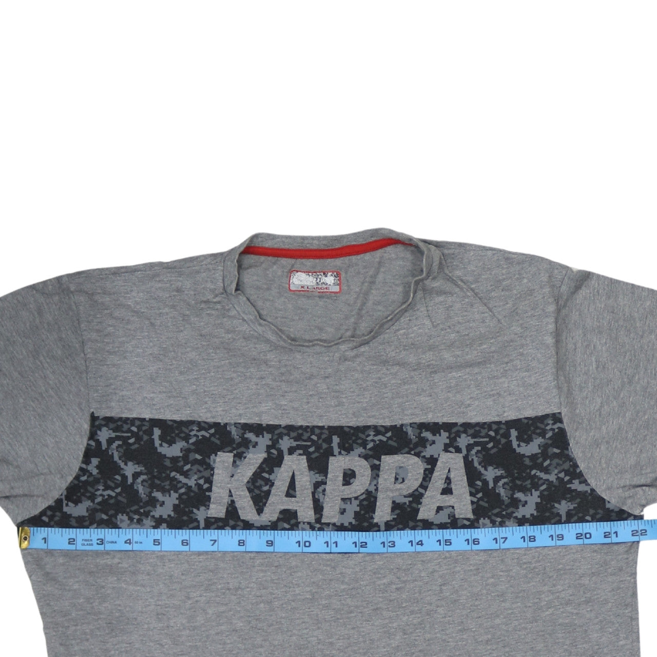 Kappa Men's Grey XL Graphic Logo Sports T-Shirt