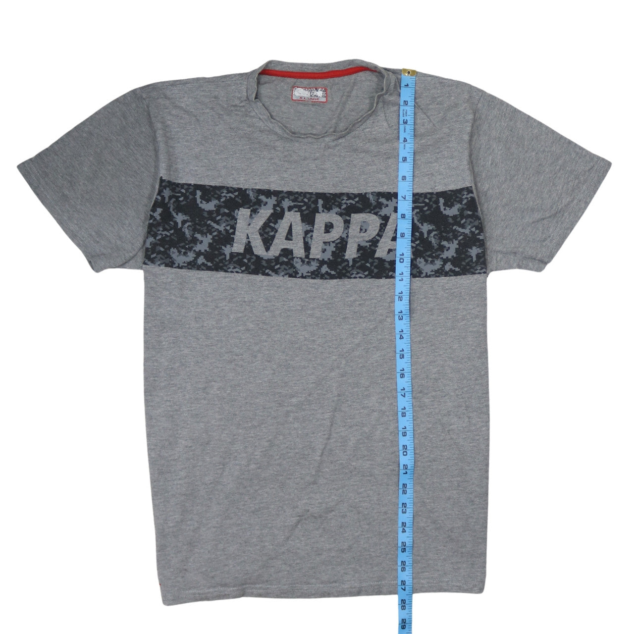 Kappa Men's Grey XL Graphic Logo Sports T-Shirt
