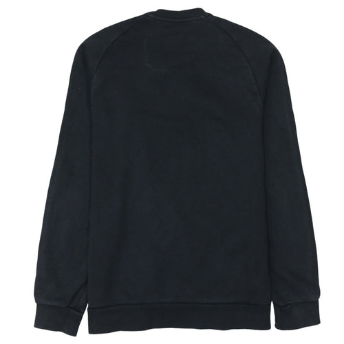 Adidas Mens Black Crew Neck Pullover Sweatshirt Size M
