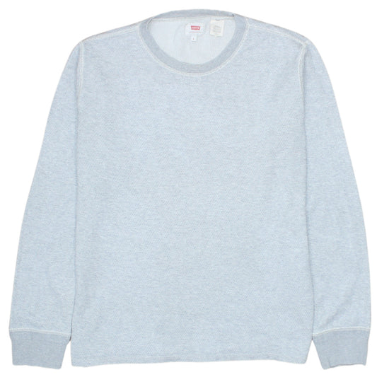 Levi's Men's Grey Cotton Pullover Sweatshirt Size S Crew Neck