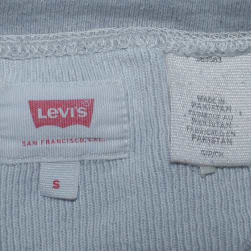 Levi's Men's Grey Cotton Pullover Sweatshirt Size S Crew Neck