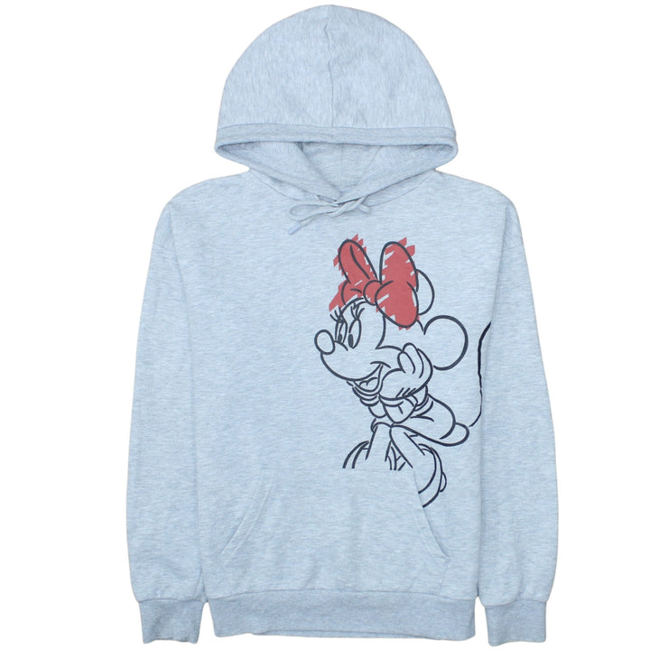 Primark Disney Minnie Mouse Grey Pullover Hoodie Women 2XS