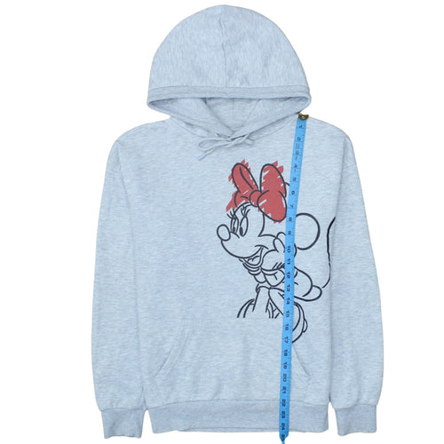 Primark Disney Minnie Mouse Grey Pullover Hoodie Women 2XS