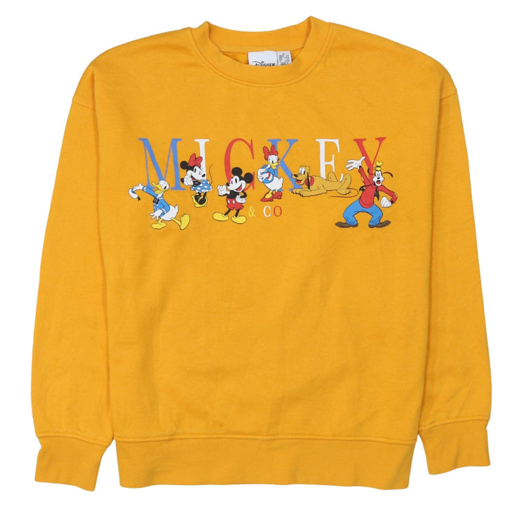 Disney Women’s Yellow Mickey & Co Sweatshirt XS Primark Cares