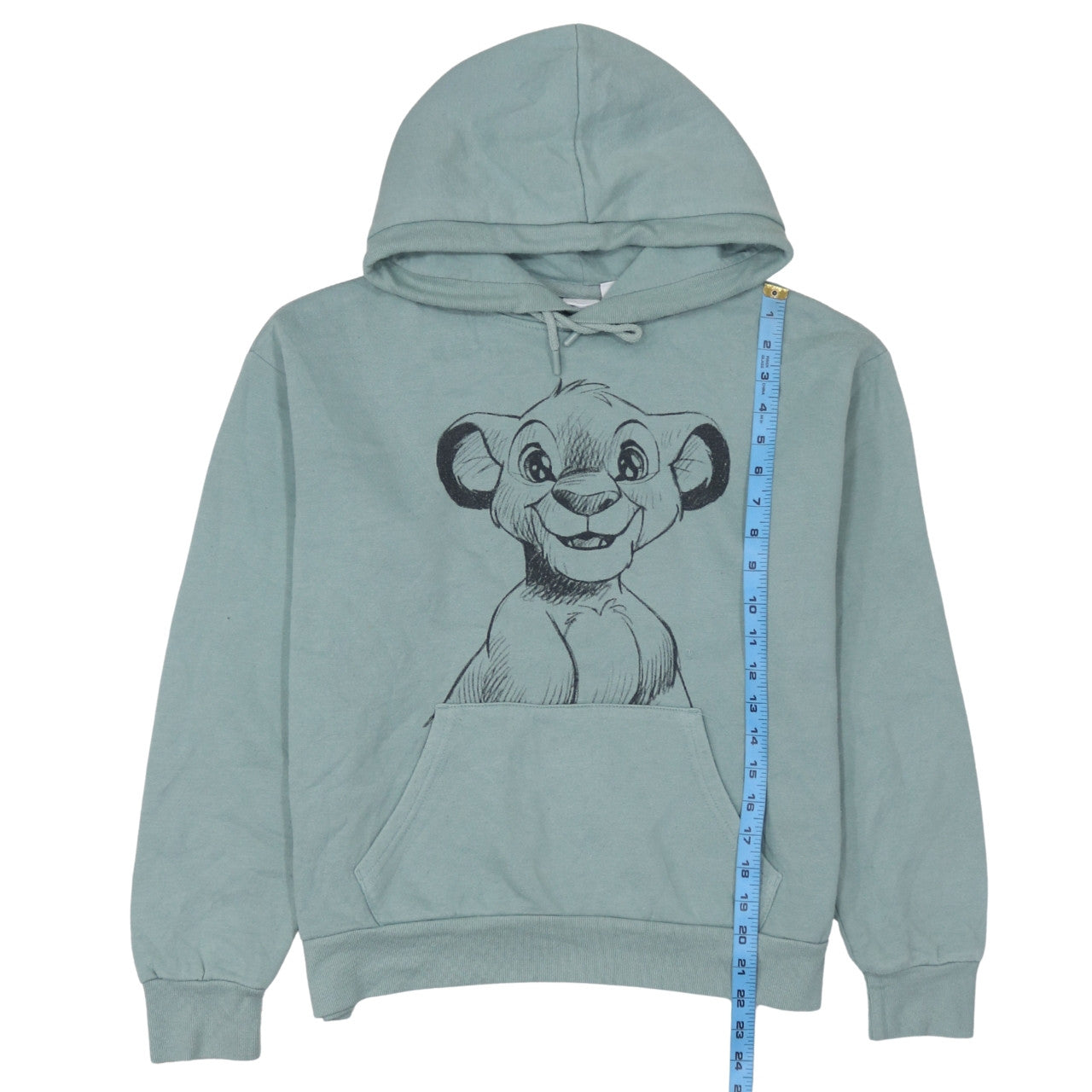 Disney Women’s Green Simba Pullover Hoodie Small