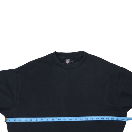 NFL Team Apparel Men's Black 5XL Pullover Sweatshirt