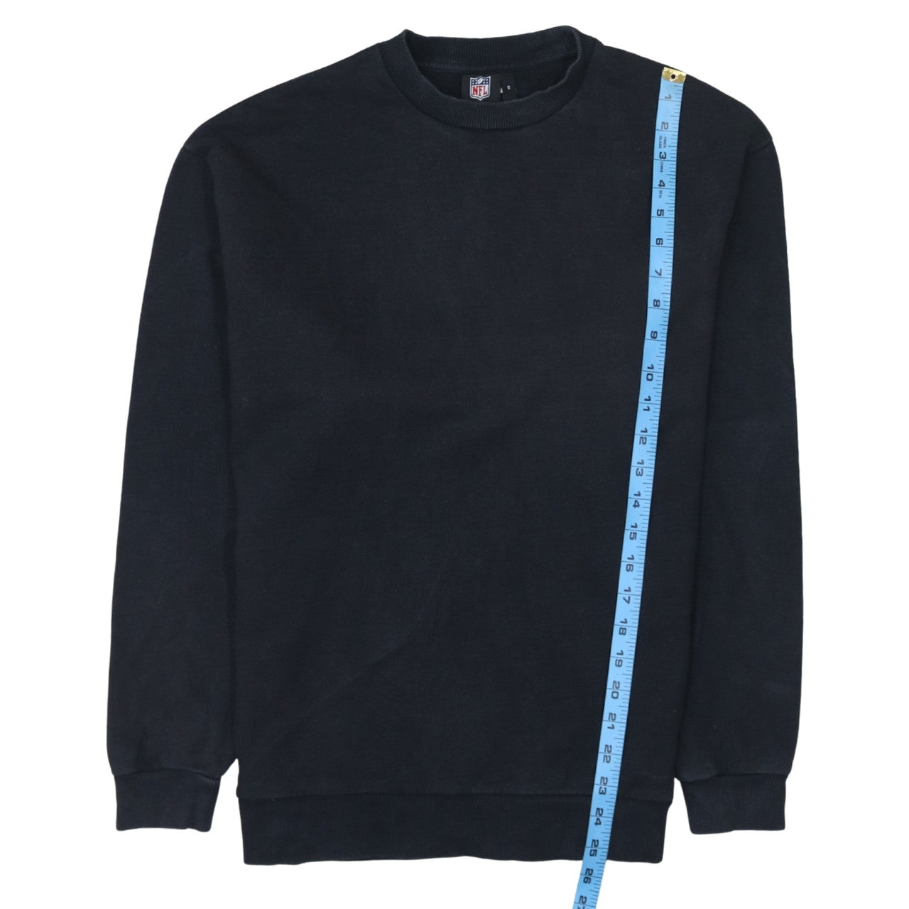 NFL Team Apparel Men's Black 5XL Pullover Sweatshirt