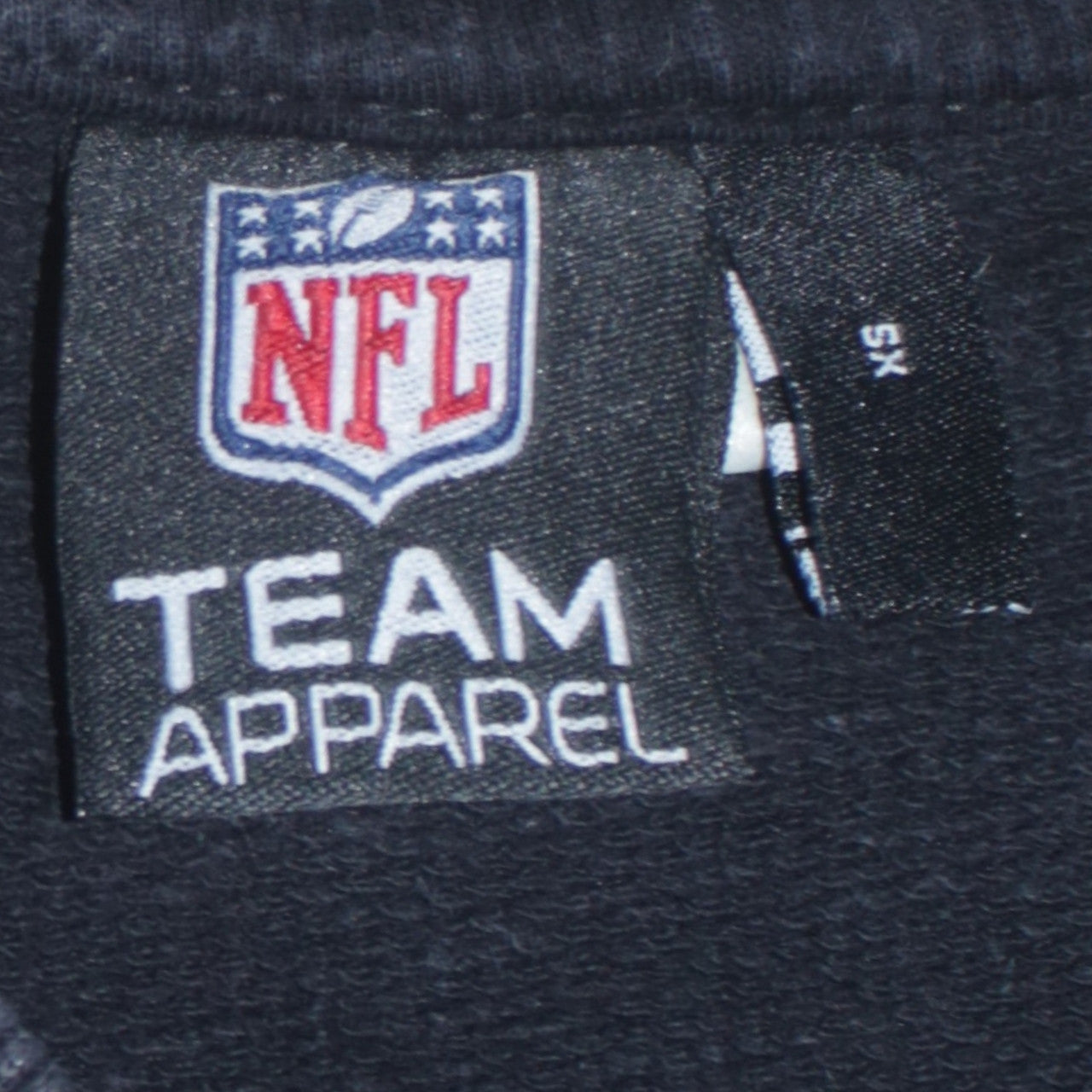 NFL Team Apparel Men's Black 5XL Pullover Sweatshirt