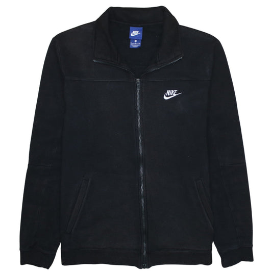 Nike Men's Black Medium Full Zip Track Jacket Fleece