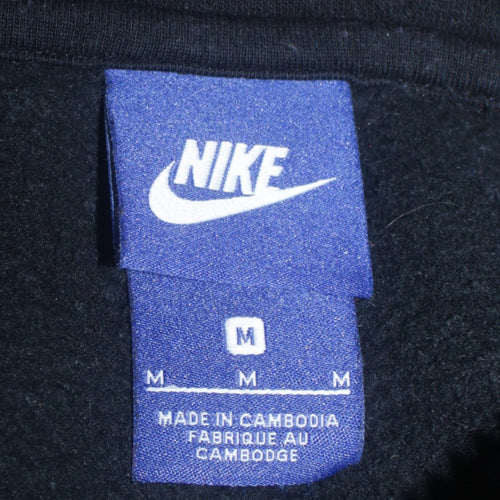 Nike Men's Black Medium Full Zip Track Jacket Fleece