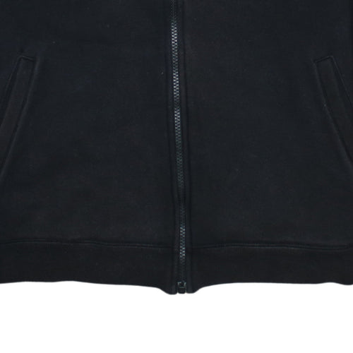 Nike Men's Black Medium Full Zip Track Jacket Fleece