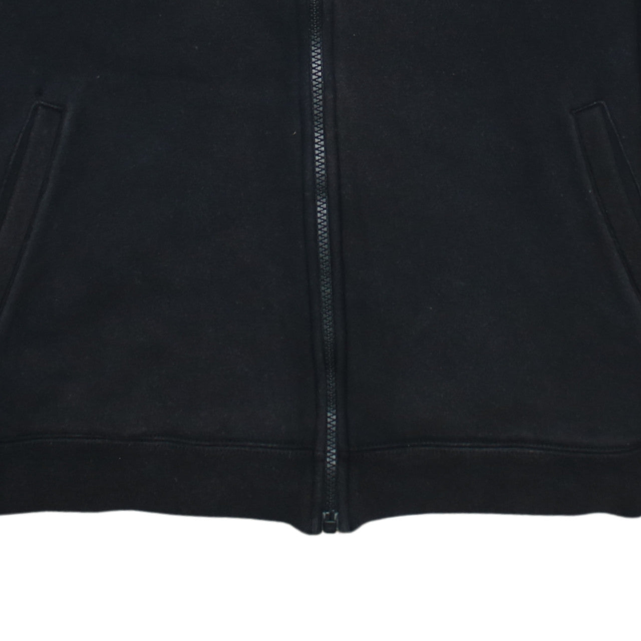 Nike Men's Black Medium Full Zip Track Jacket Fleece