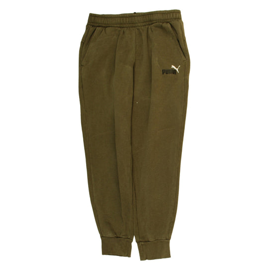 Puma Men's Green Jogger Sweatpants L Regular Fit Activewear