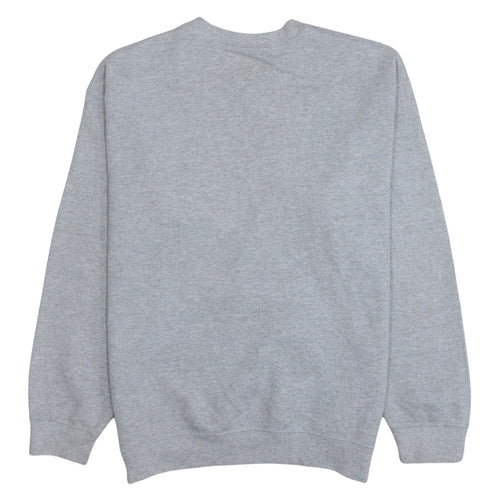 PrettyLittleThing Women Grey California West Coast Pullover Sweatshirt Size S