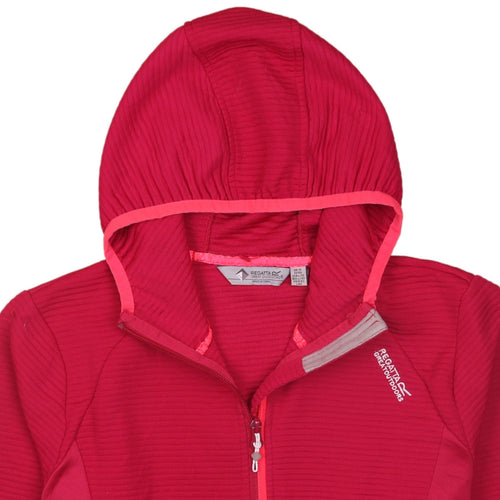 Regatta Women's Red Hooded Softshell Jacket Size 14 Lightweight
