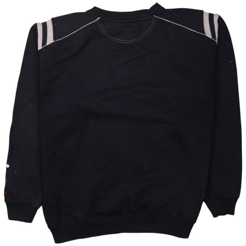 Reebok Men's Black Logo Pullover Sweatshirt M Regular Fit