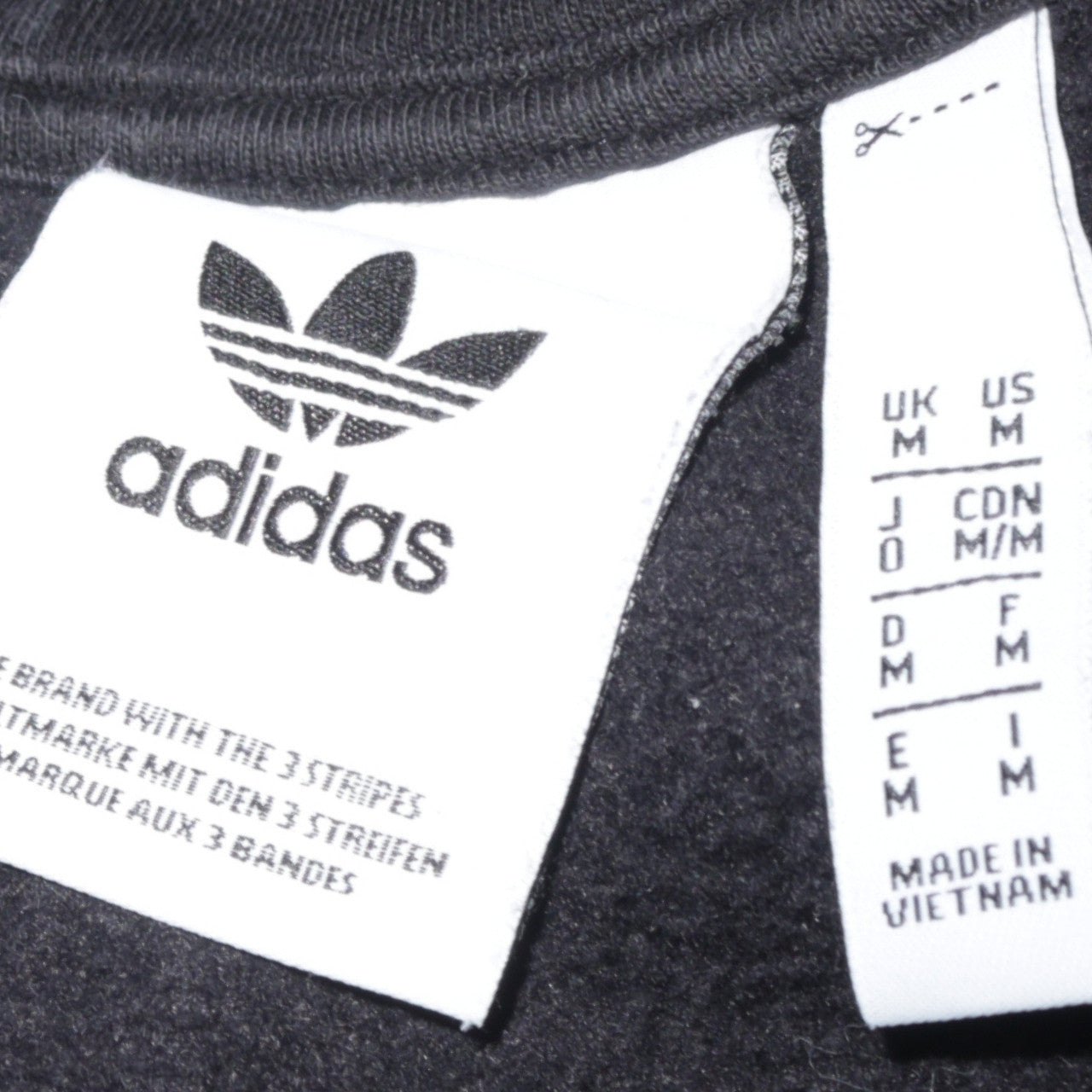 Adidas Men's Black Blue 1/2 Zip Hoodie M Regular Fit
