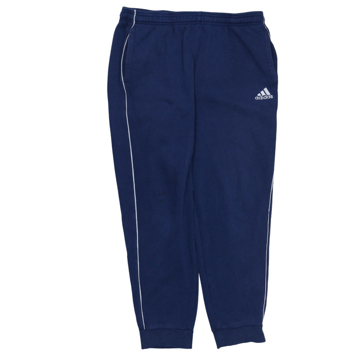 Adidas Men's Blue XL Jogger Sweatpants Elastic Waist Fleece Sports Trousers