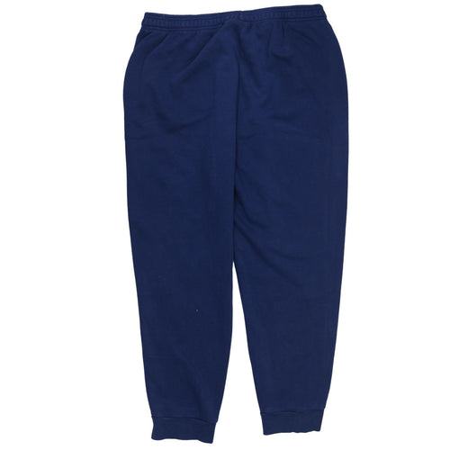 Adidas Men's Blue XL Jogger Sweatpants Elastic Waist Fleece Sports Trousers