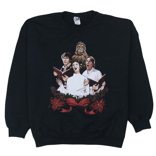 Star Wars Men’s Black XL Pullover Christmas Graphic Sweatshirt