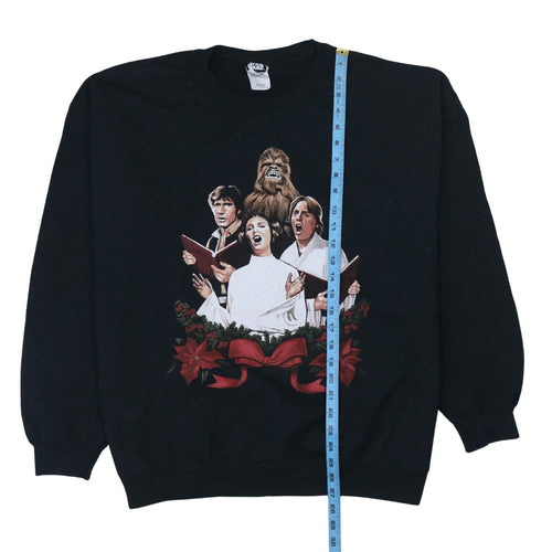 Star Wars Men’s Black XL Pullover Christmas Graphic Sweatshirt