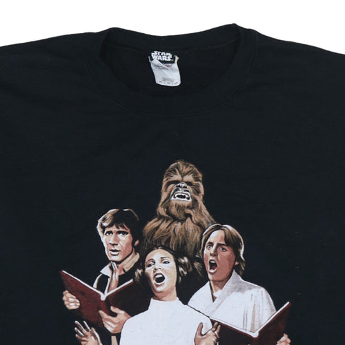 Star Wars Men’s Black XL Pullover Christmas Graphic Sweatshirt