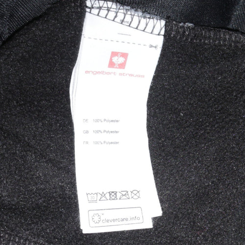 Engelbert Strauss Women's Black Fleece Full Zip Active Jacket Size S