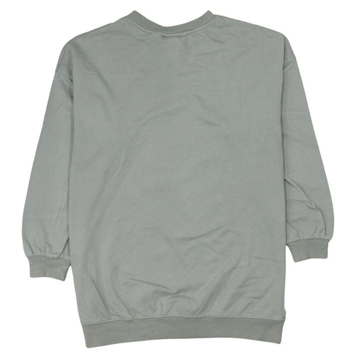 H&M Disney Women's Khaki Mickey Mouse Cotton Pullover Sweatshirt Size S