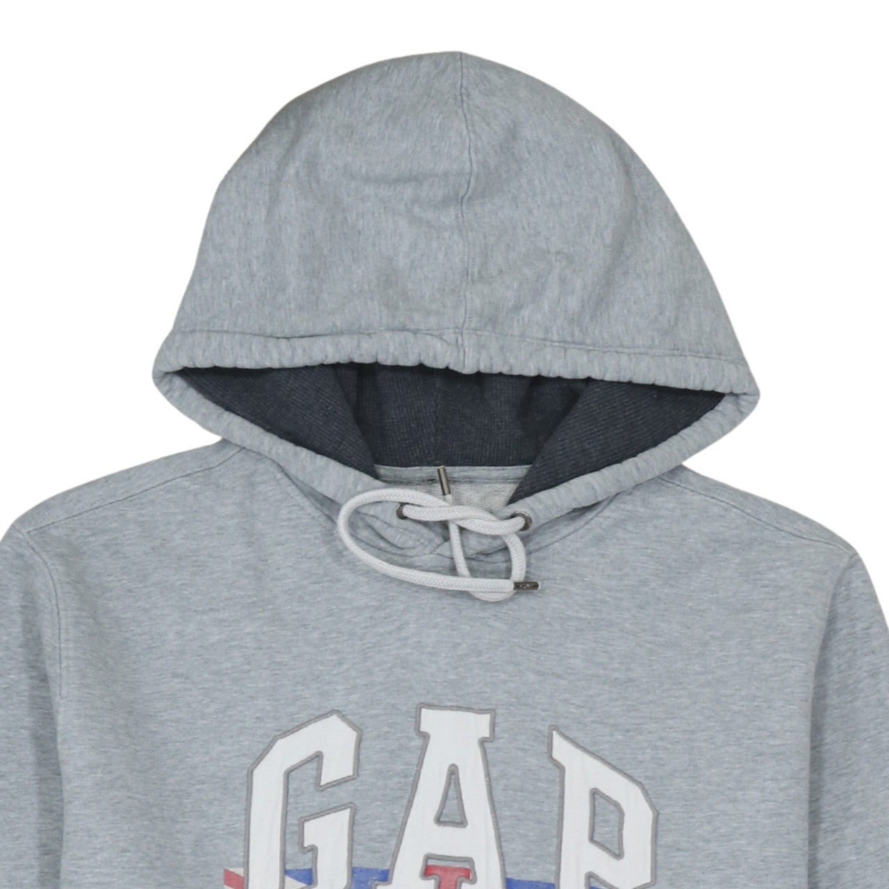 GAP Men's Grey London Logo Pullover Hoodie XL Classic Fit