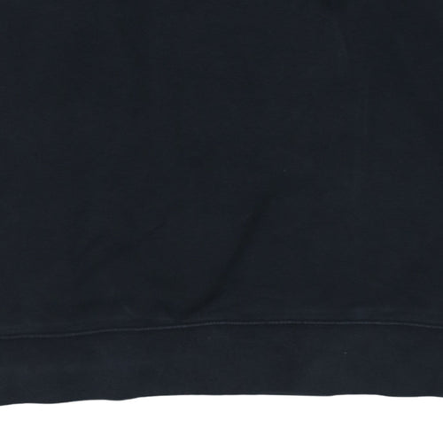 Nike Womens Black XXL Pullover Sweatshirt Cotton Blend Crew Neck