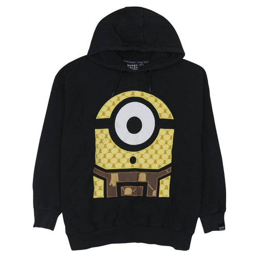 Bobby Abley Minions Black Hoodie 2XL Women Relaxed Fit Pullover