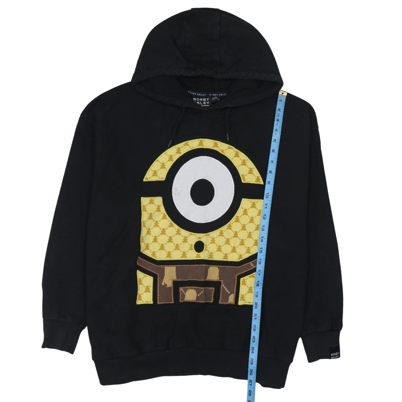 Bobby Abley Minions Black Hoodie 2XL Women Relaxed Fit Pullover